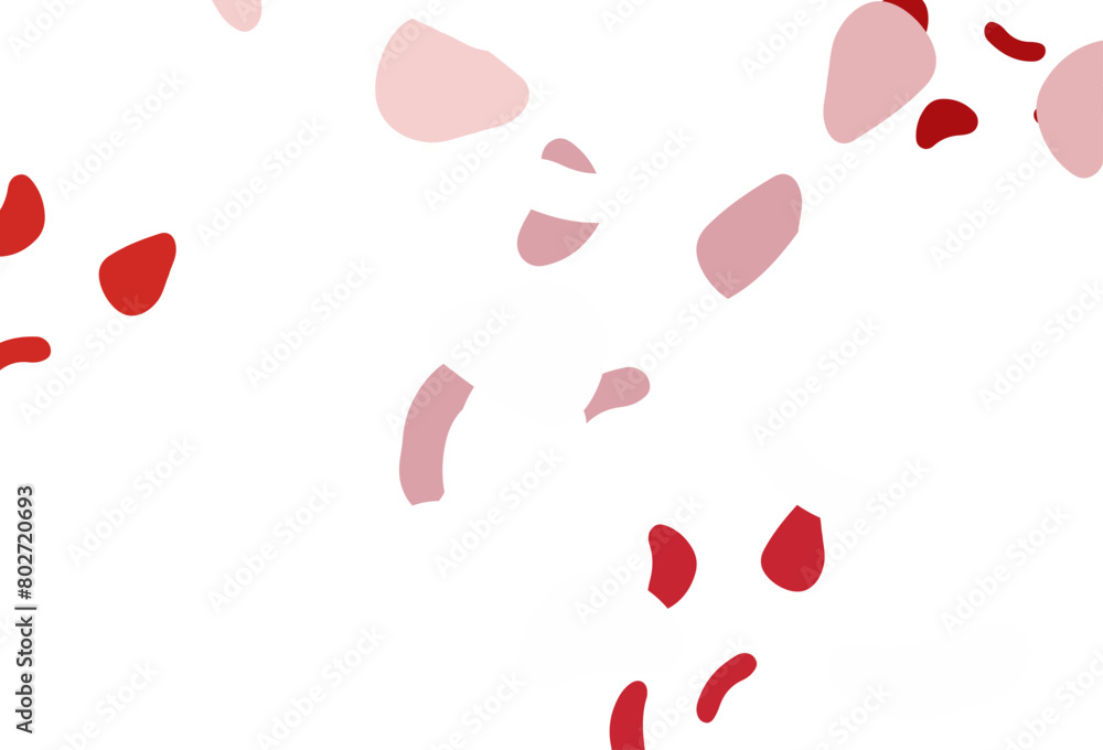 Light red, yellow vector pattern with chaotic shapes. Light red, yellow vector pattern with chaotic shapes.
