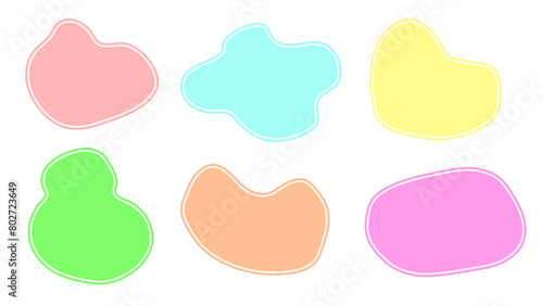 ゆるい形のフレームセット