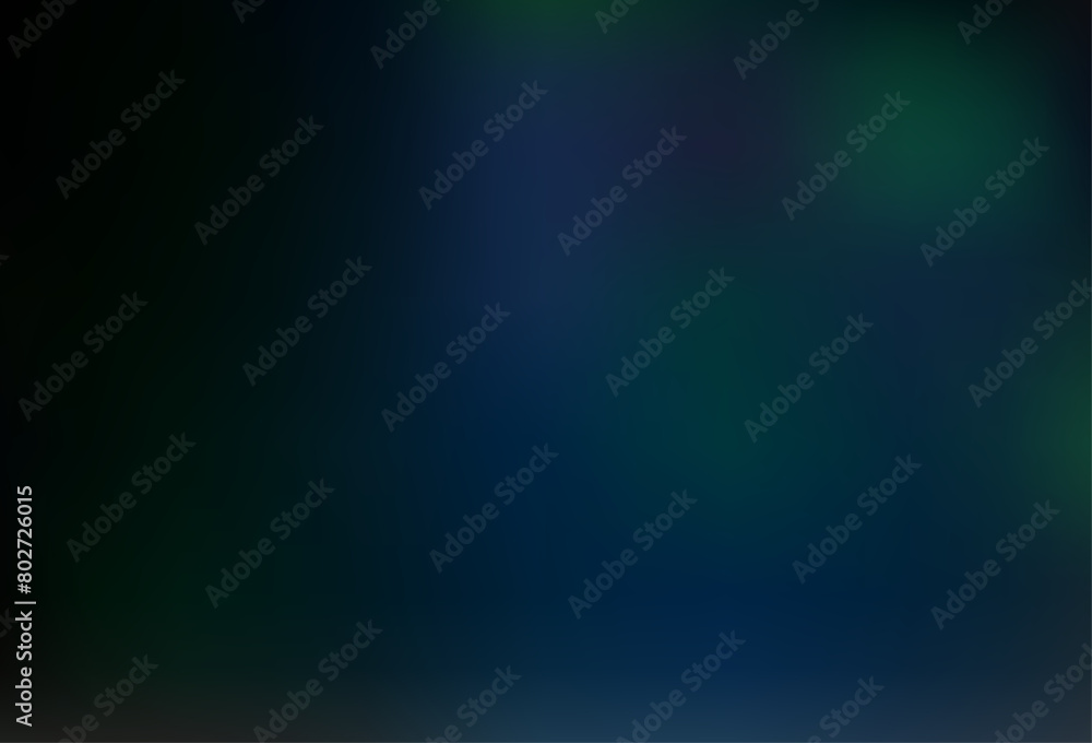 Fototapeta premium Dark Green vector modern bokeh pattern.