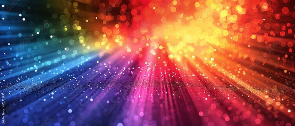 Dynamic spectrum of success: Visualize your business journey with vibrant hues of achievement.