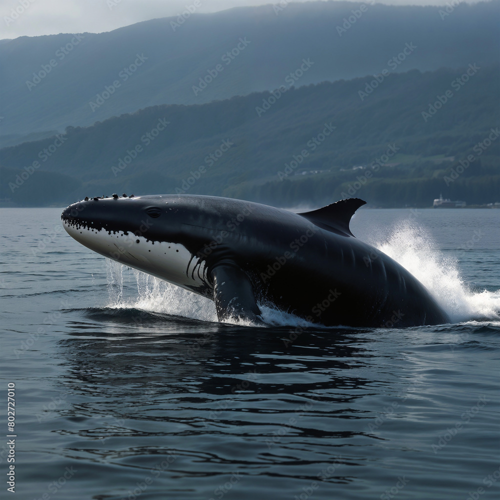Fototapeta premium World Whale Day Under Water