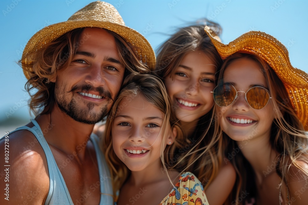 close up photo of a family piknik, happy faces, beautiful sunny day close up photo of a family piknik, happy faces, beautiful sunny day