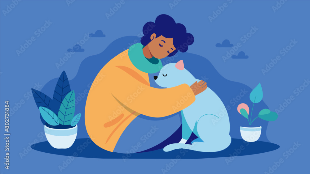 Curling up with a pet and spending the day snuggled up together even if it means neglecting household chores.. Curling up with a pet and spending the day snuggled up together even if it means neglecting household chores..