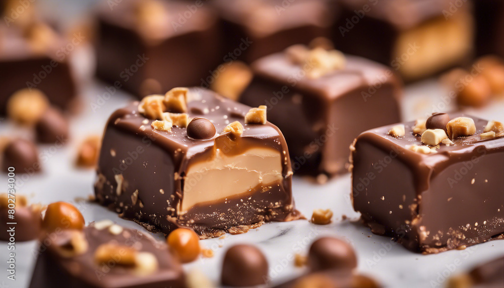 milk chocolate covered caramel and nougat snicker
milk chocolate covered caramel and nougat snicker