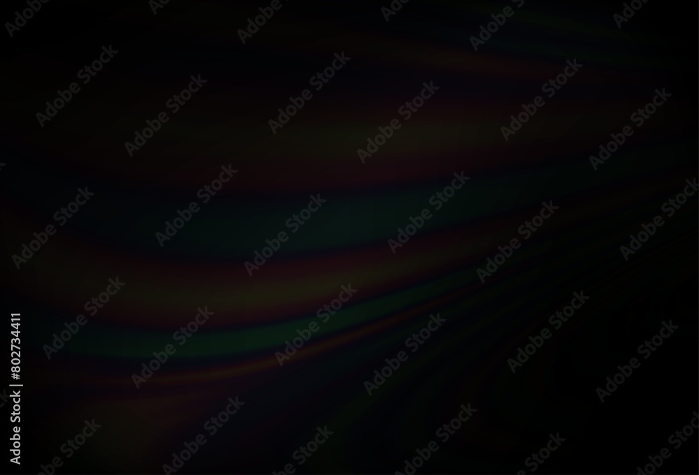 Dark Black vector template with bubble shapes. Dark Black vector template with bubble shapes.
