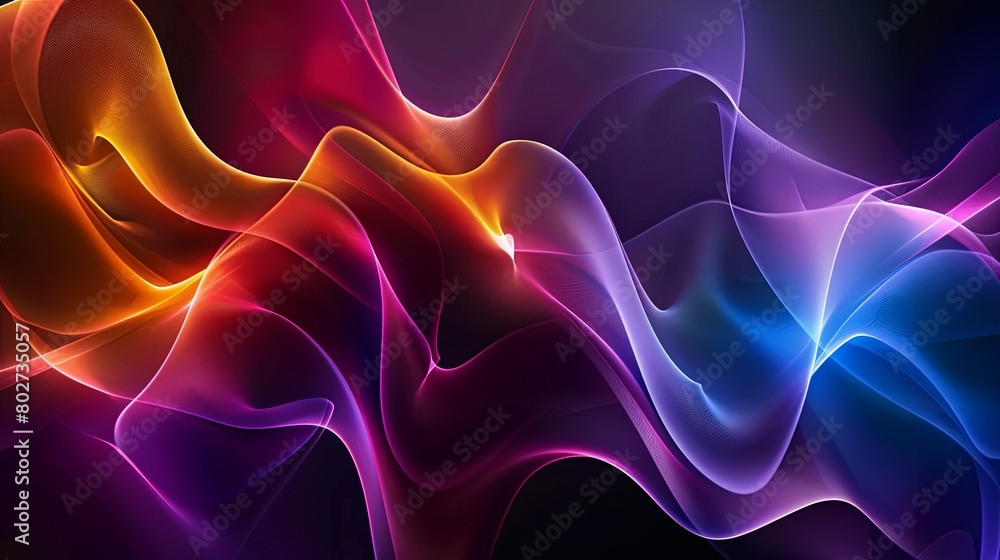 Obraz premium 3D abstract dark background