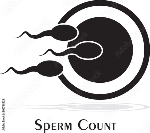 Sperm count or man's sperm
