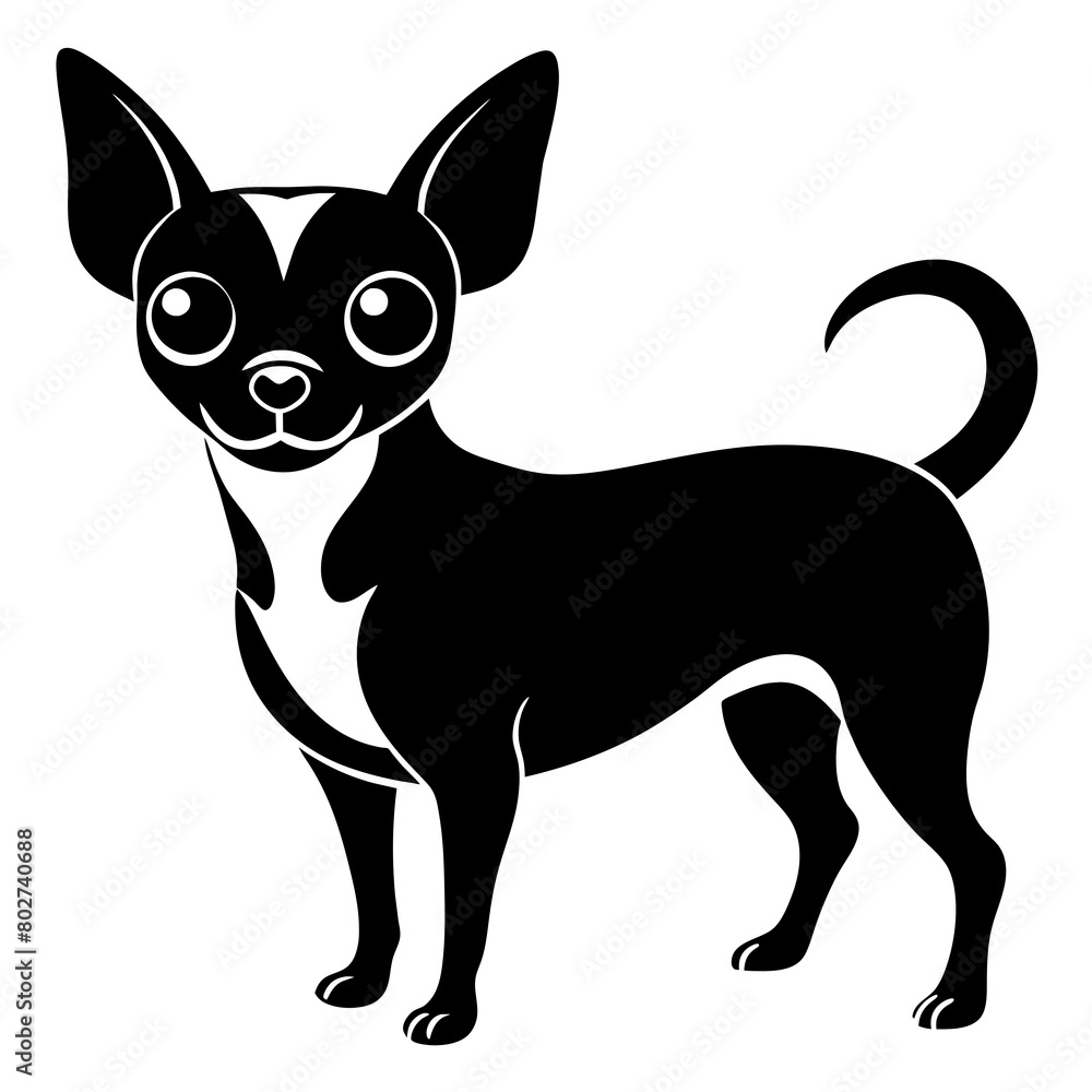 Chihuahua vector icon Chihuahua vector icon