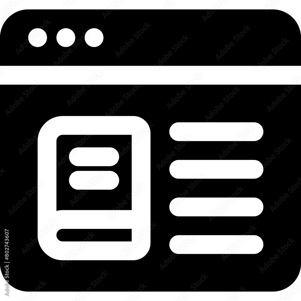 Obraz premium ebook icon