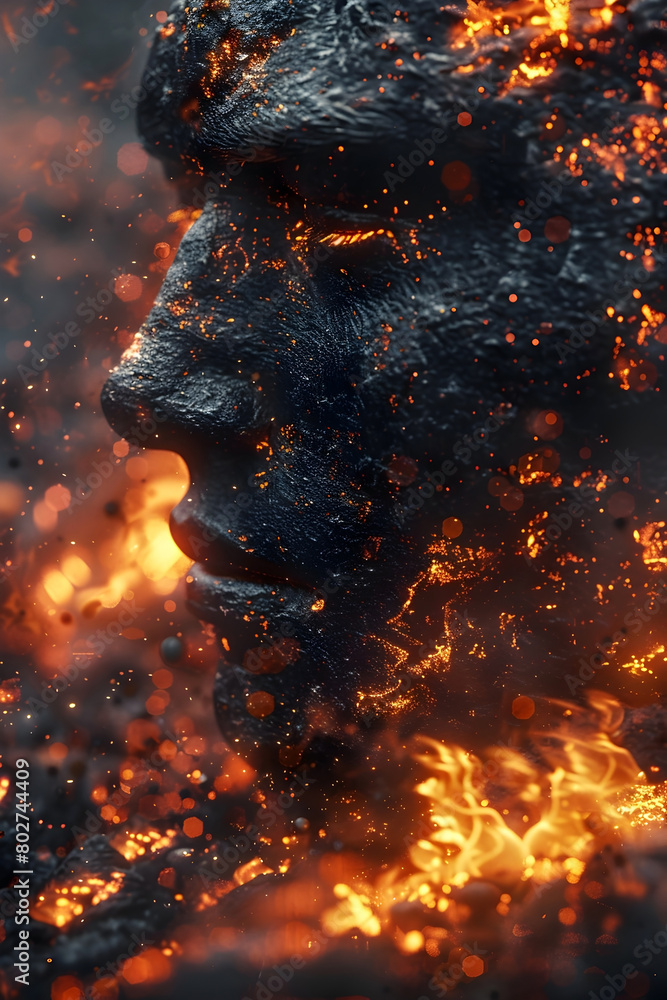 Souls Consumed by the Agony of Their Sins Amidst the Inferno of Perdition Souls Consumed by the Agony of Their Sins Amidst the Inferno of Perdition