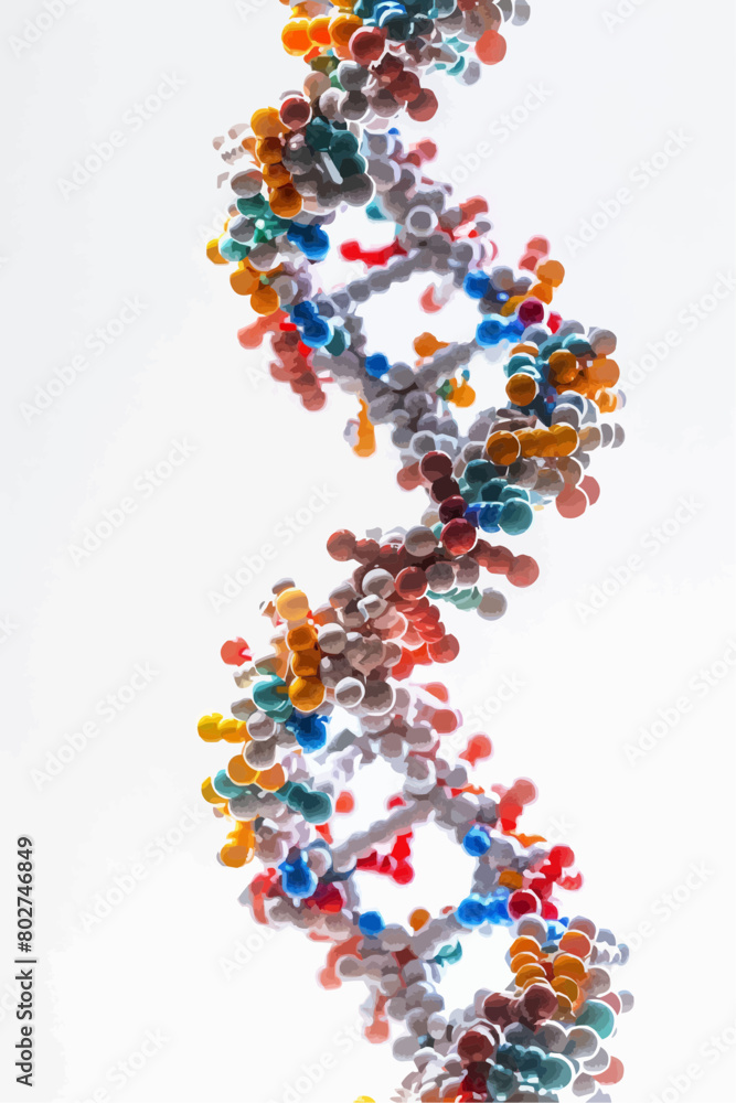 DNA vector illustration DNA vector illustration