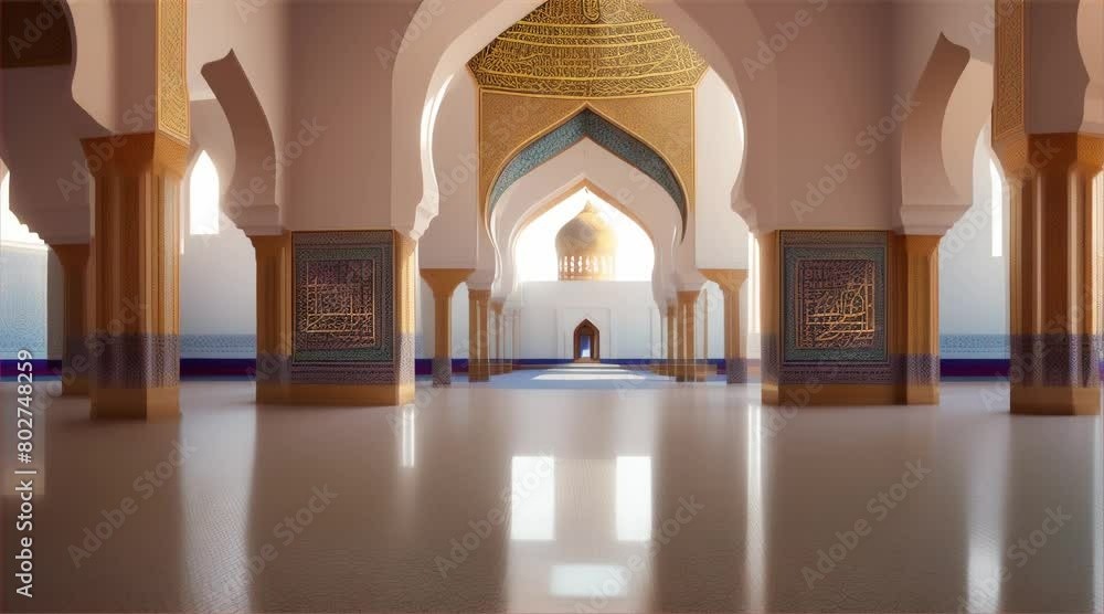 Marble Mosque Interior in Italy: A grand architectural marvel blending luxury and old-world charm, showcasing intricate arches, stone columns, and exquisite art Marble Mosque Interior in Italy: A grand architectural marvel blending luxury and old-world charm, showcasing intricate arches, stone columns, and exquisite art