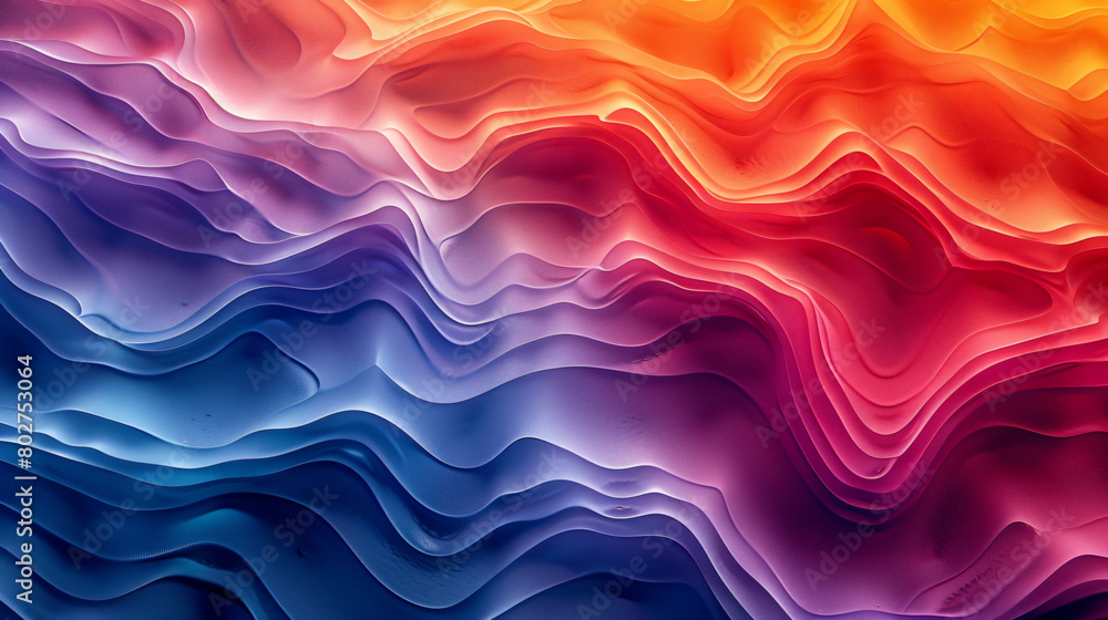 Vibrant abstract topographic layers background Vibrant abstract topographic layers background