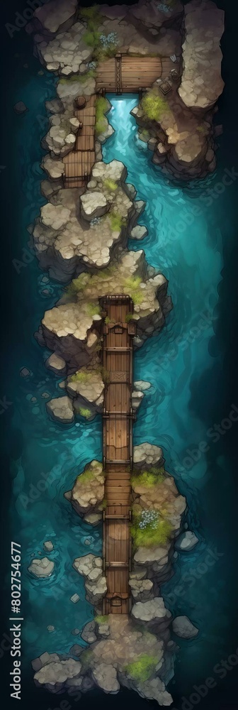 DnD Battlemap cavern, underground, lake, mysterious, cavern ...