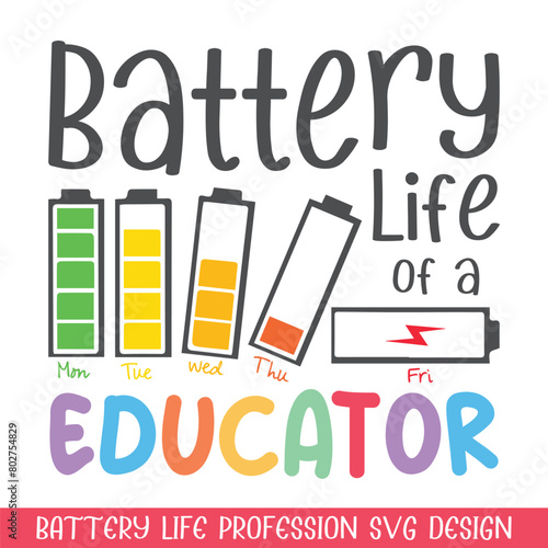 Battery life of a tutor funny saying professional life designs