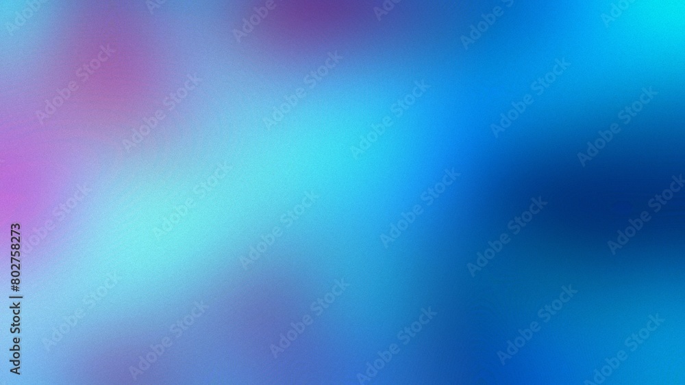 Blue gradient blurred colorful with grain noise effect background, for art product design, social media, trendy,vintage,brochure,banner	