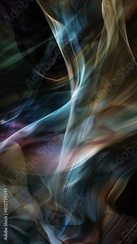 Time in Motion: Abstract Gradients and Blurs Illustrating the Passage of Time