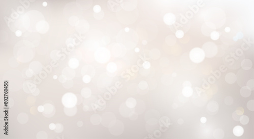 Abstract bokeh lights with soft light background for cover decoration bokeh background vector 