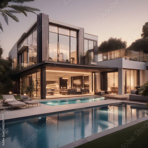 big house with pool a great kitchen and living room © Tiago