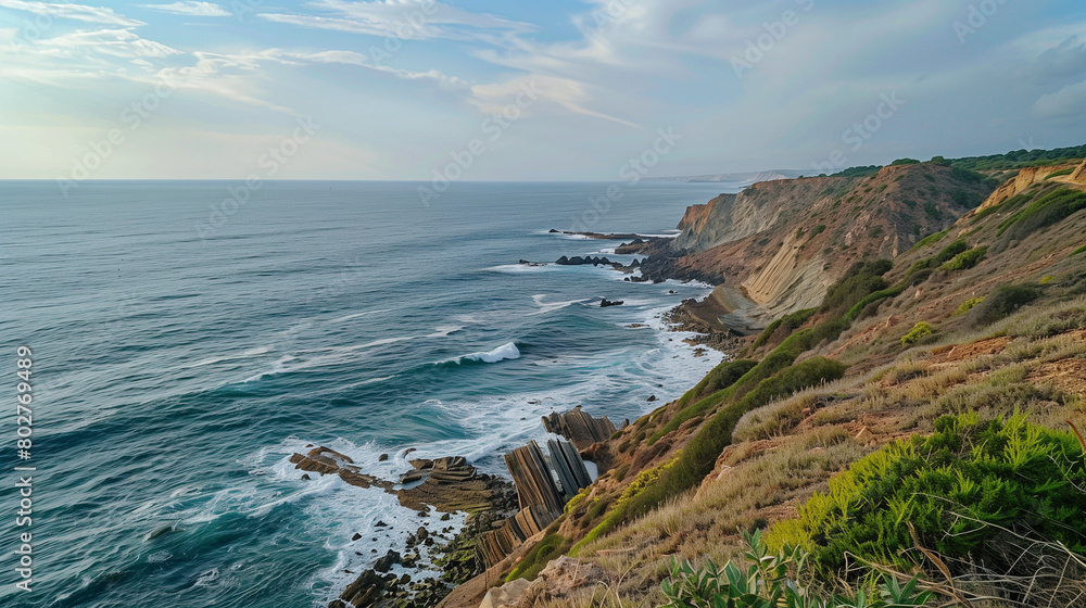 view of the coast and view in sea looking amazing nature blue sky and blue water view of the coast and view in sea looking amazing nature blue sky and blue water