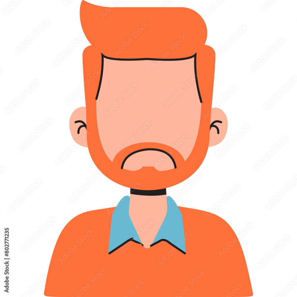 Obraz premium Man Avatar Illustration