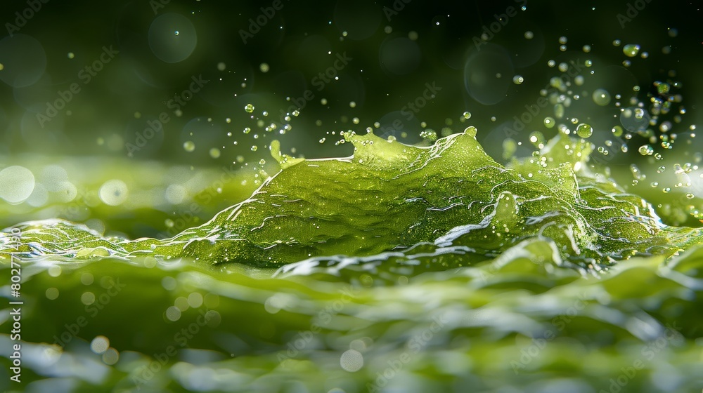 aloe vera green jelly water splash aloe vera green jelly water splash