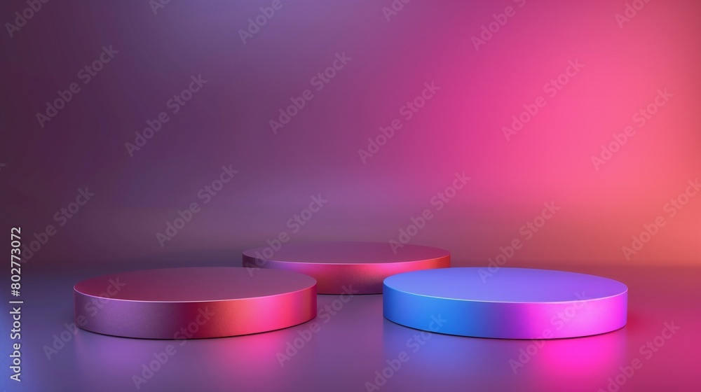 Sleek and modern 3D vector podium concepts, designed to elevate product showcases and presentations.