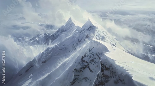 Narrow Ridge Line at High A...