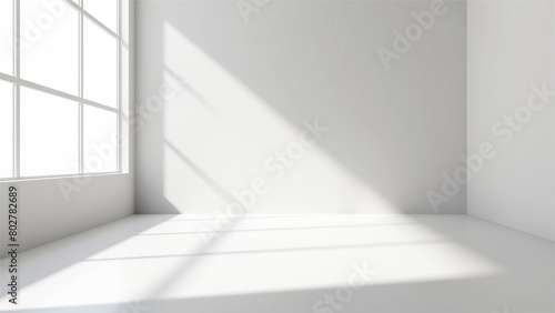 Abstract studio background for product presentation. Empty room with shadows.