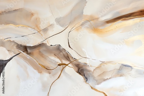 Fototapeta mieszanka beżu i imitacji złota