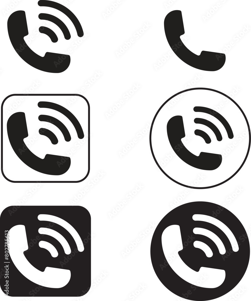 phone icon vector phone icon vector