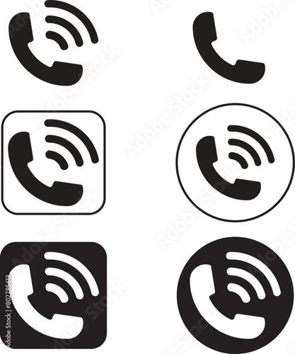 phone icon vector 