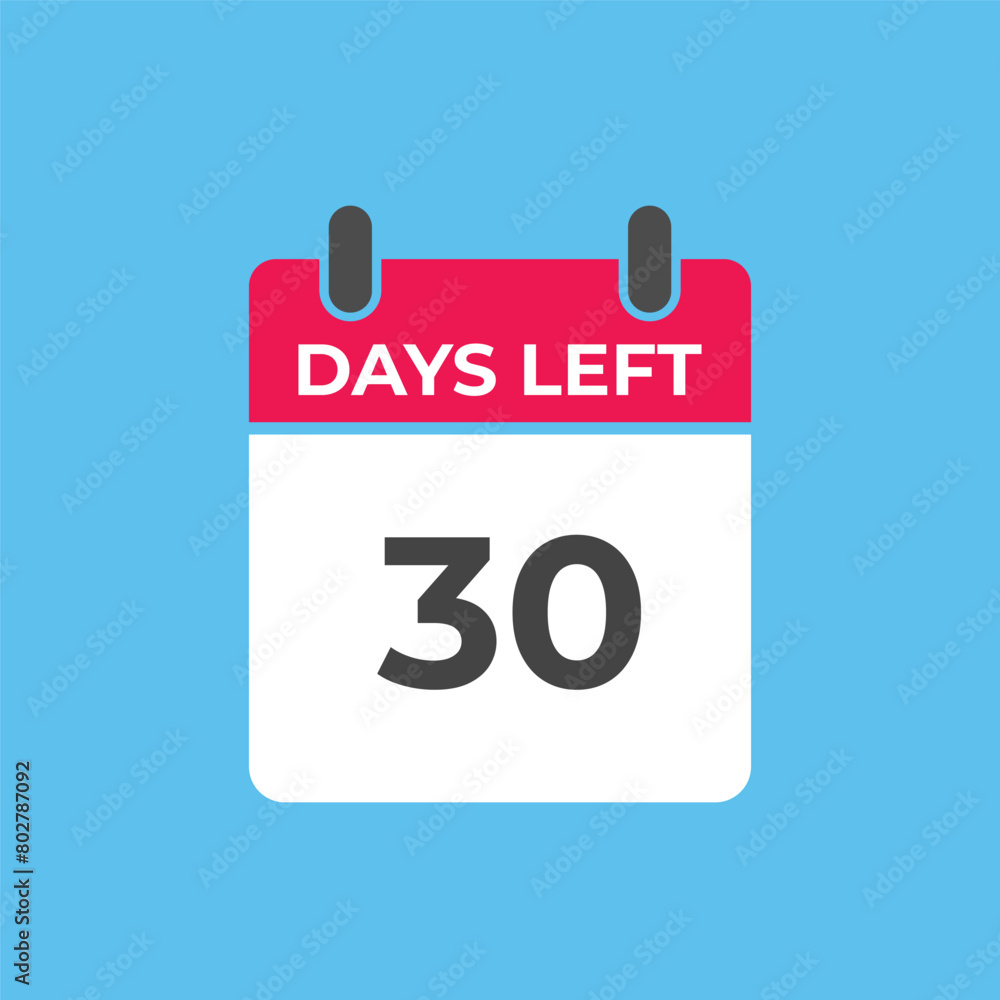30 days to go countdown template. 30 day Countdown left days banner design. 30 Days left countdown timer
30 days to go countdown template. 30 day Countdown left days banner design. 30 Days left countdown timer