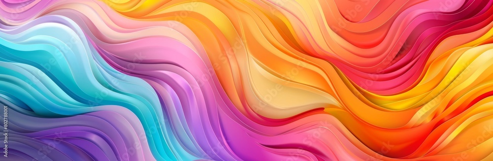 Abstract background with colorful waves Abstract background with colorful waves