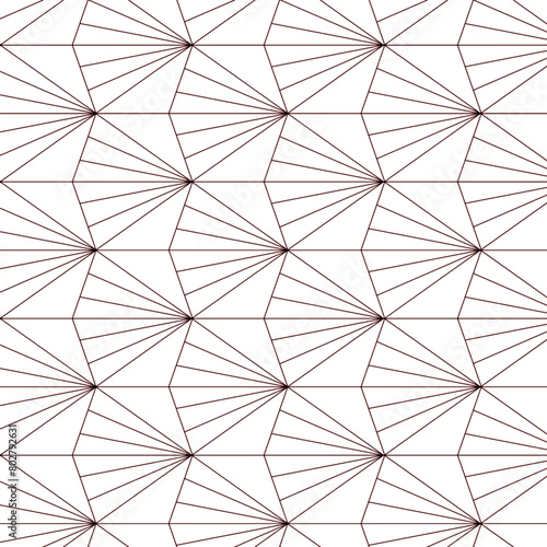 Geometric pattern design for textile