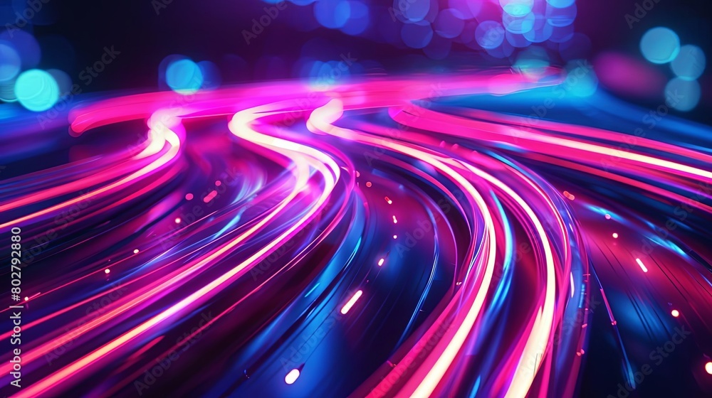 a blurry light illuminates the scene, creating a mesmerizing visual effect a blurry light illuminates the scene, creating a mesmerizing visual effect