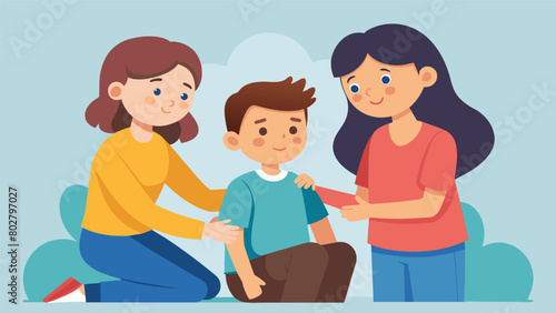 Siblings taking turns joining their brother or sister in therapy sessions to show their support and better understand the process..