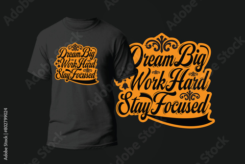 Dream big ,Work Hard, Stay focused