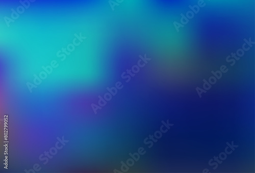 Light BLUE vector blurred shine abstract template.