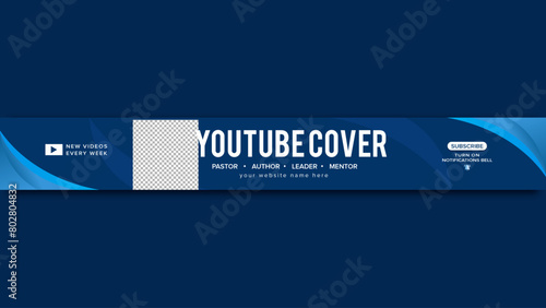 YouTube banner cover template channel art design