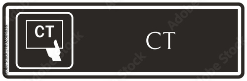 Computerized tomography (CT) scan sign