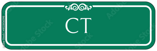Computerized tomography (CT) scan sign