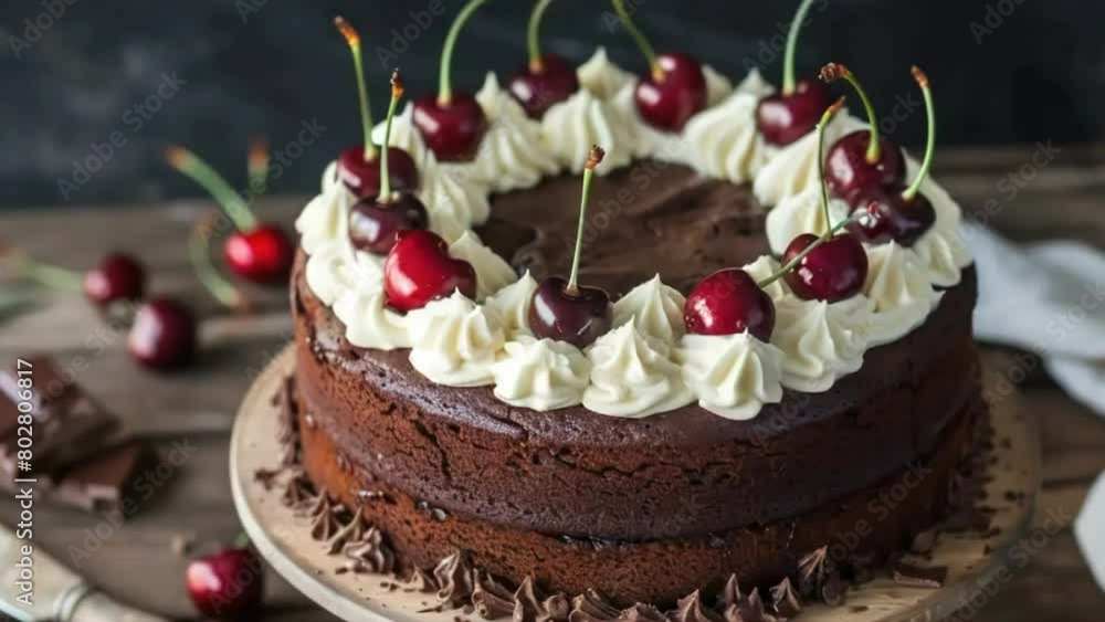 chcolate black forest cake, dark chocolate cake, choclolate fudge cake, chocolate cake with cherries, celebration cakes, recipes blog, youtube recipes, 4k videos, seamless looping chcolate black forest cake, dark chocolate cake, choclolate fudge cake, chocolate cake with cherries, celebration cakes, recipes blog, youtube recipes, 4k videos, seamless looping