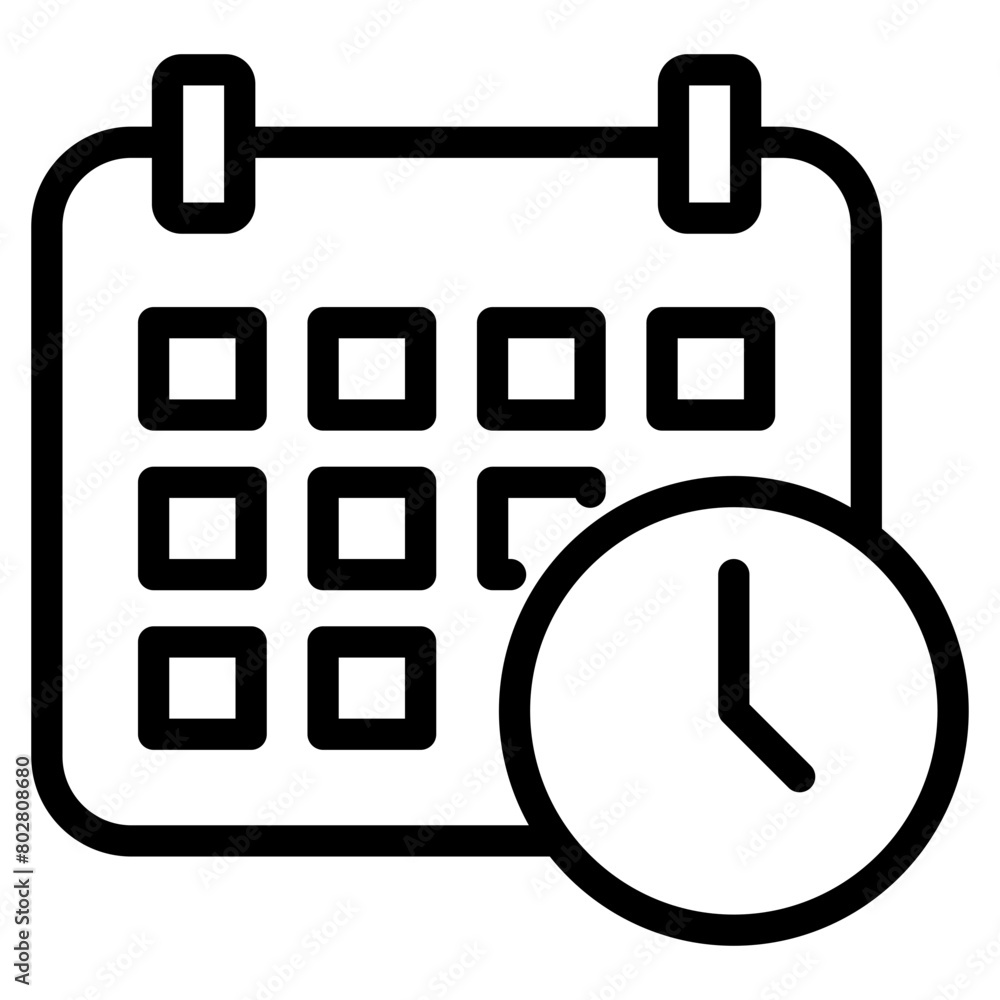 time and date, calenda with clock icon time and date, calenda with clock icon