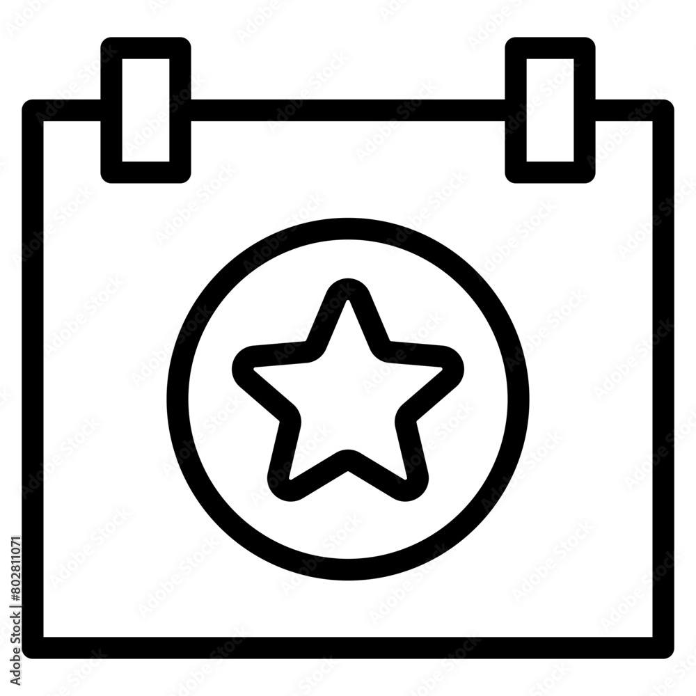 Calendar with star icon. Schedule icon isolated on white background
Calendar with star icon. Schedule icon isolated on white background
