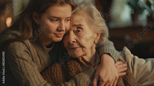 old person praying