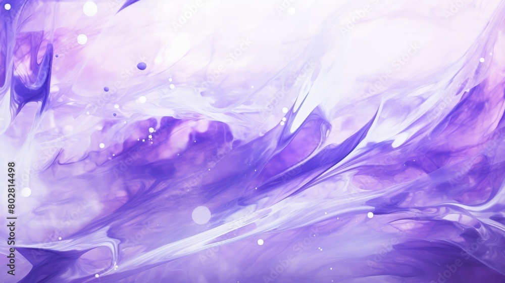 Purple Swirl Abstract Art