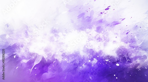 Vibrant Purple Watercolor Explosion