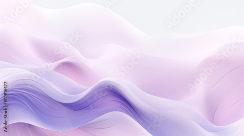 Soft Purple Waves Abstract Background