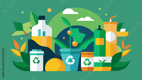 Supporting companies that use recyclable or compostable packaging for their beauty products..